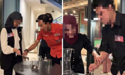 Ciee..para peserta semringah saat ikuti keseruan couple games di acara blind date experience