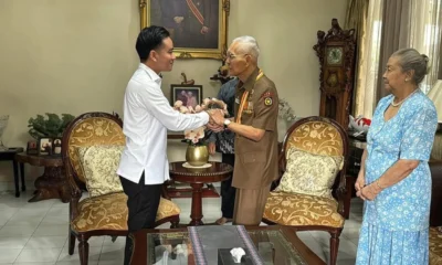 Datangi langsung try sutrisno, gibran rakabuming silaturahmi dan berikan undangan hut ri