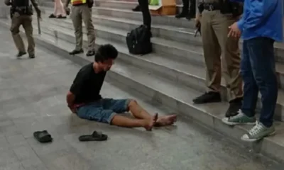 Dua turis malaysia dibakar eks petinju thailand di depan mal