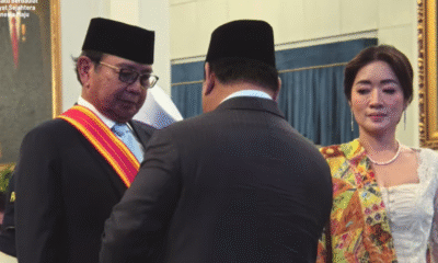 Eks terpidana korupsi, burhanuddin abdullah terima bintang mahaputera dari prabowo
