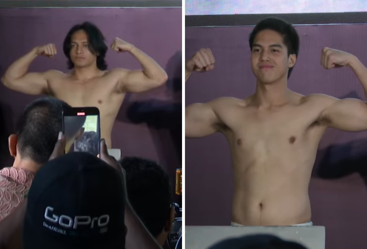 El rumi jefri nichol jalani sesi timbang badan jelang laga superstar knockout besok (1)