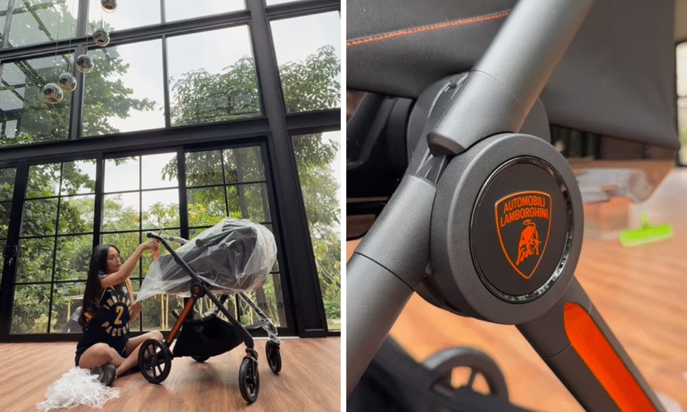 Fantastis! segini harga stroller lamborghini milik anak erika carlina