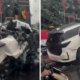Fortuner hantam truk di serpong, pengemudi tewas