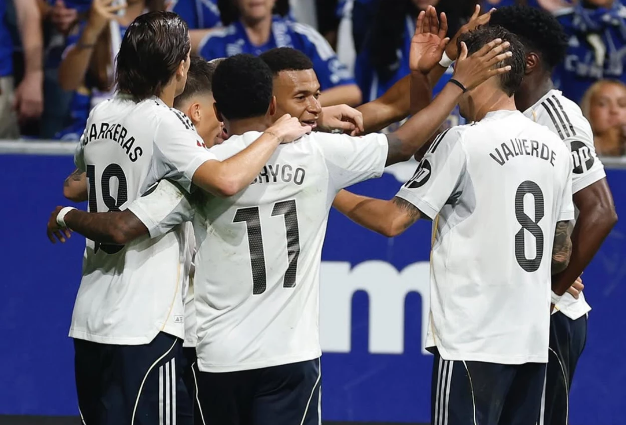 Hasil pertandingan real oviedo vs real madrid los blancos menang 3 0