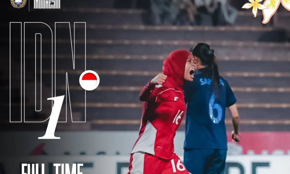 Hasil pertandingan timnas putri indonesia vs kamboja gol solo run rosdilah selamatkan garuda pertiwi dari kekalahan