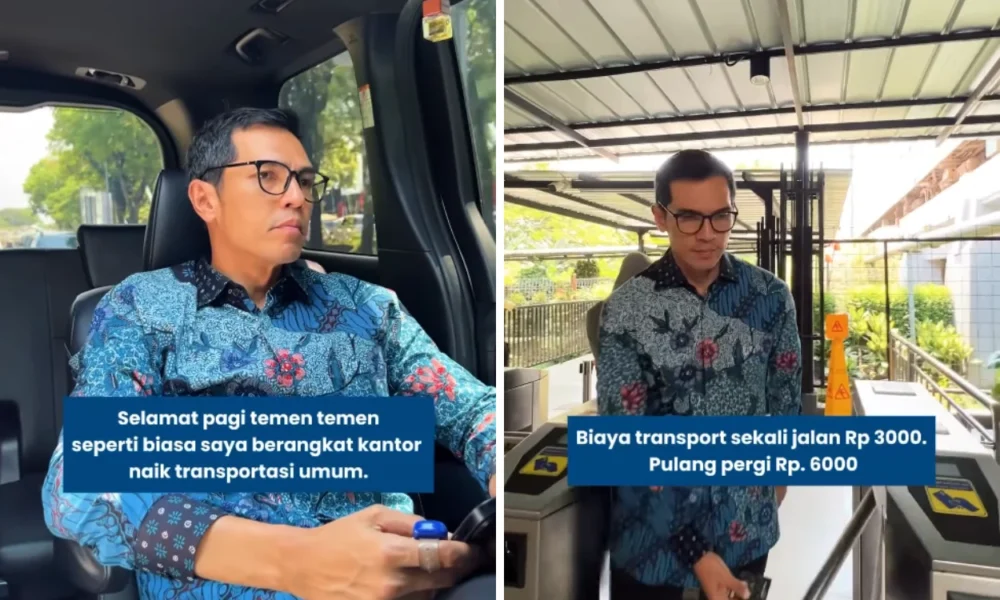 Host kondang adrian maulana bagikan tutorial hemat ke kantor naik krl dari bintaro ke senayan