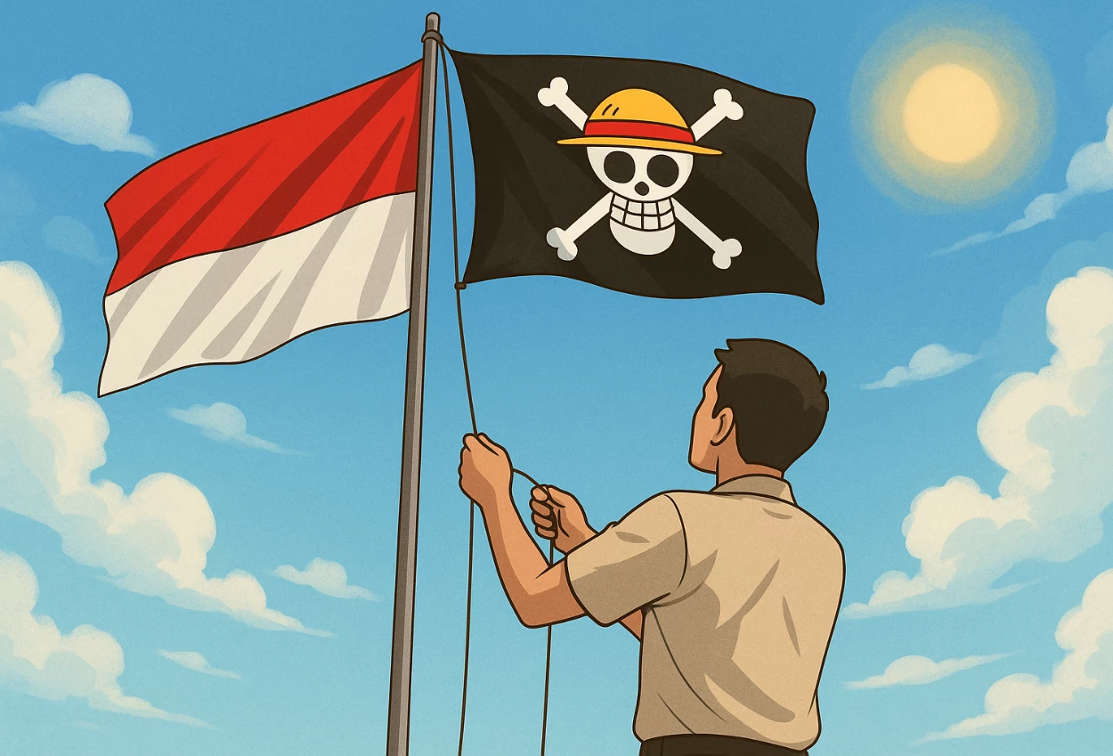 Istana buka suara soal maraknya pengibaran bendera one piece jelang hut ri