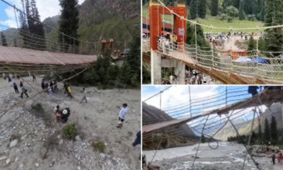 Jembatan gantung di china putus, 5 tewas dan puluhan luka