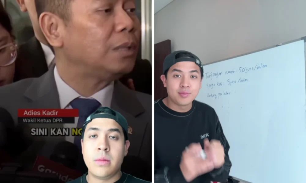 Jerome polin koreksi hitungan wakil ketua dpr terkait tunjangan rumah rp50 juta