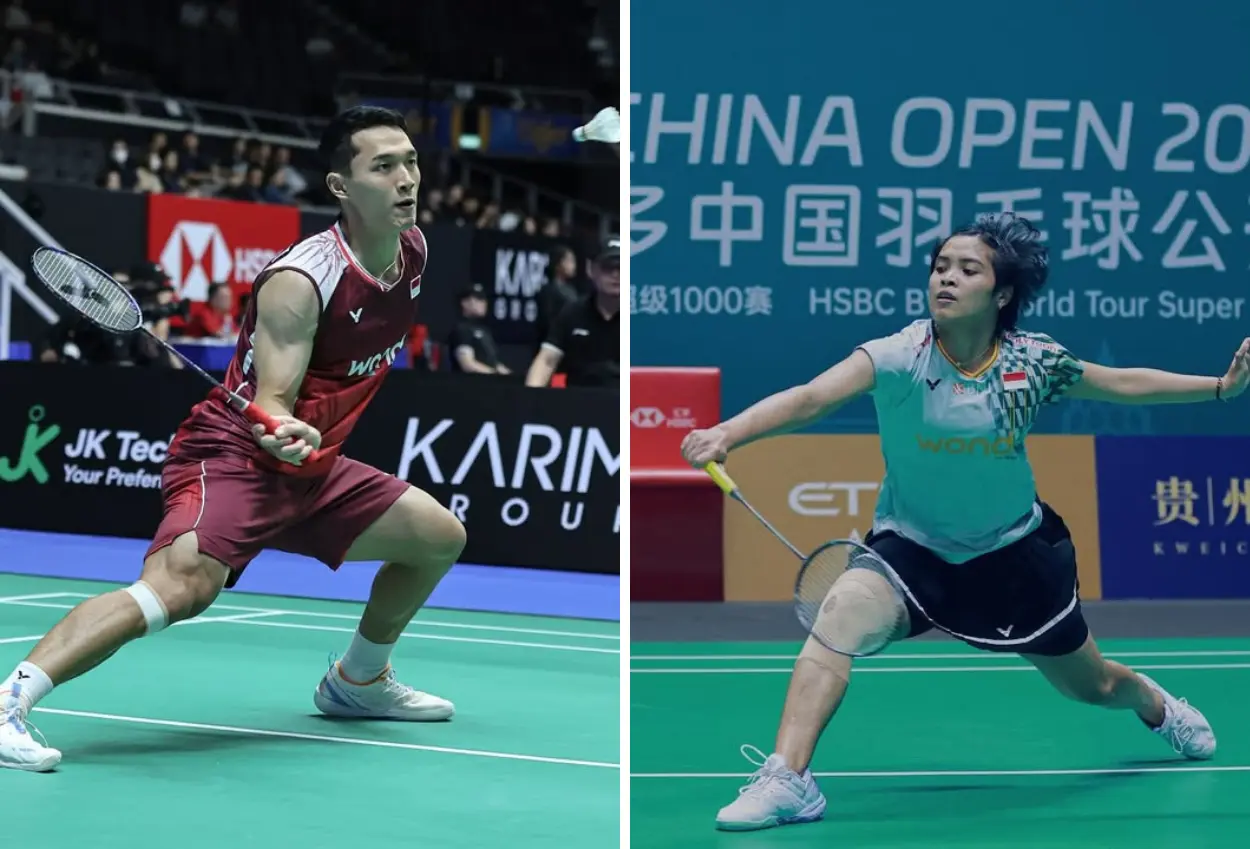 Jonatan christie & gregoria mariska lolos 16 besar kejuaraan dunia 2025