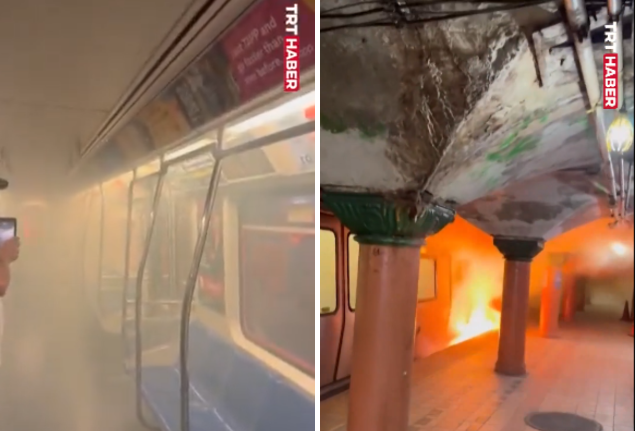Kereta di new jersey terbakar, 22 orang dilarikan ke rumah sakit