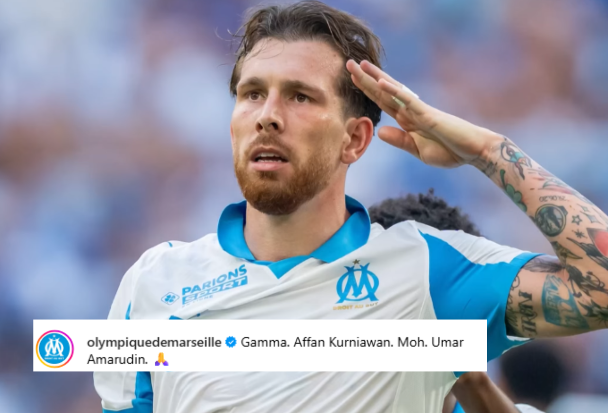 Klub prancis marseille beri hormat untuk kematian affan kurniawan