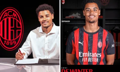 Koni de winter diboyong ac milan buat jadi bek pengganti malick thiaw