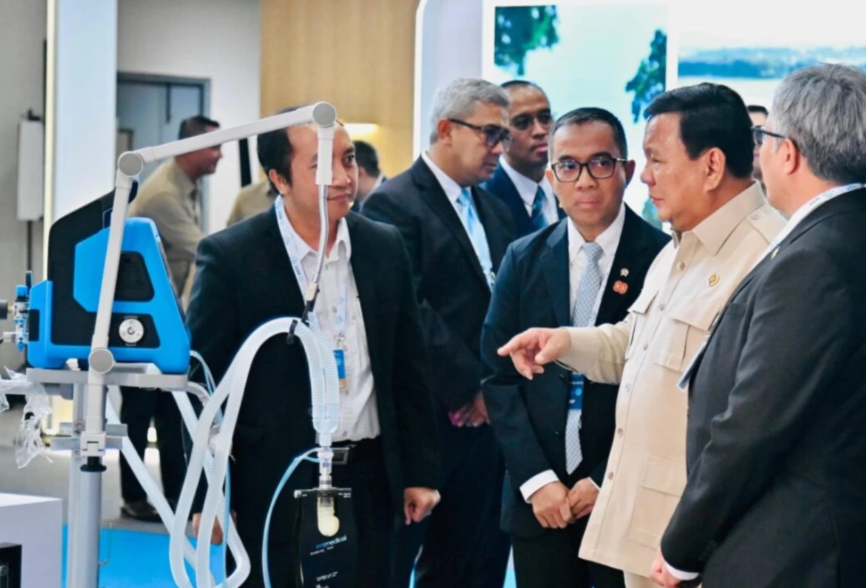 Kunjungi ksti 2025, prabowo janji dukung kemajuan iptek demi indonesia emas