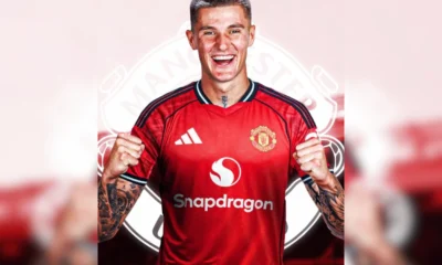 Manchester united siap perkenalkan benjamin sesko di old trafford jelang laga vs fiorentina