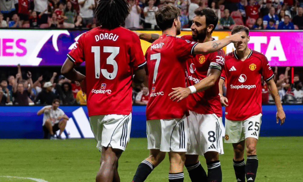 Manchester united tahan imbang everton 2 2 di premier league summer series