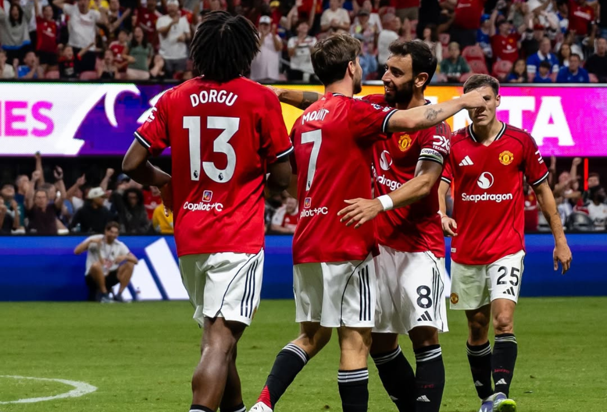 Manchester united tahan imbang everton 2 2 di premier league summer series