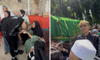 Momen aisar khaled ikut antarkan jenazah affan kurniawan ke pemakaman