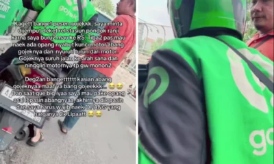 Opang di pondok ranji larang ojol angkut penumpang, kunci dicabut paksa