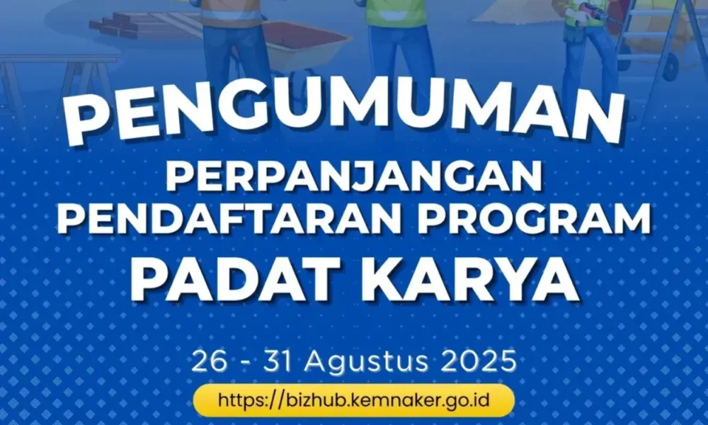 Pendaftaran tkm pemula 2025 diperpanjang, simak jadwal & cara daftar siapkerja kemnaker