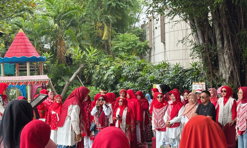 Peringatan hut ri yang digelar ikatan pengusaha muslim indonesia di discovery ancol berlangsung meriah