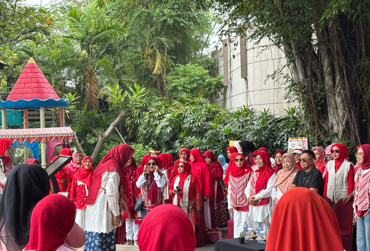 Peringatan hut ri yang digelar ikatan pengusaha muslim indonesia di discovery ancol berlangsung meriah