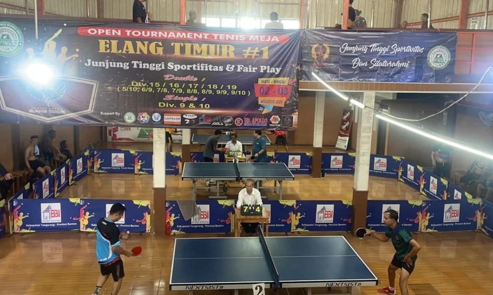 Perlombaan tenis meja kantor hukum elang timur beri hadiah fantastis untuk peserta juara!