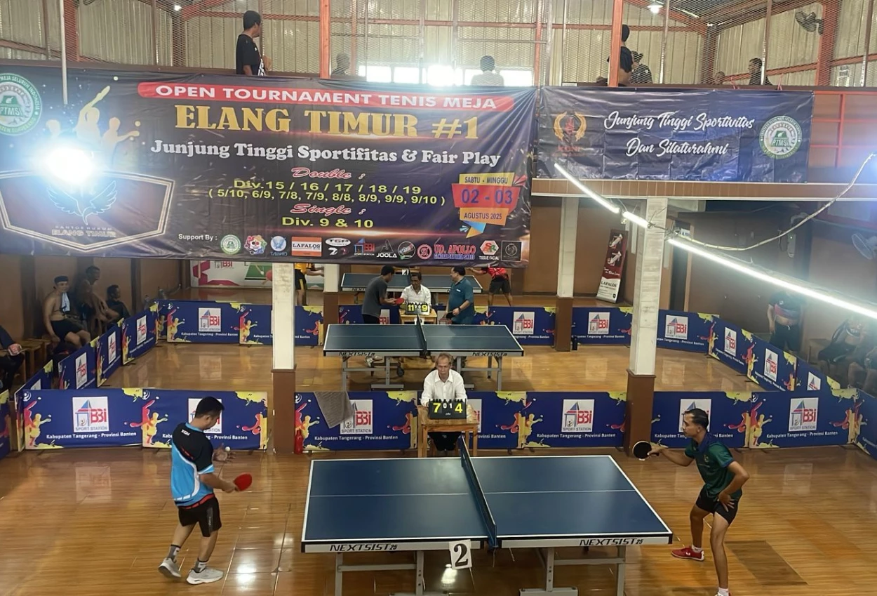 Perlombaan tenis meja kantor hukum elang timur beri hadiah fantastis untuk peserta juara!