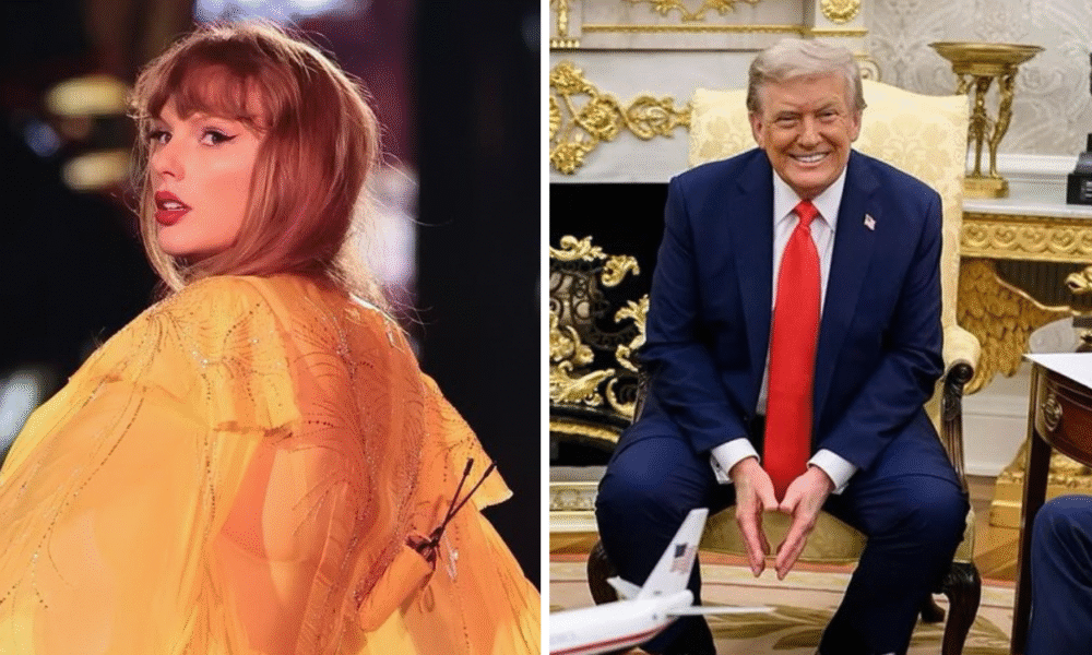 Pernah bilang benci, trump kini beri ucapan selamat ke taylor swift dan travis kelce