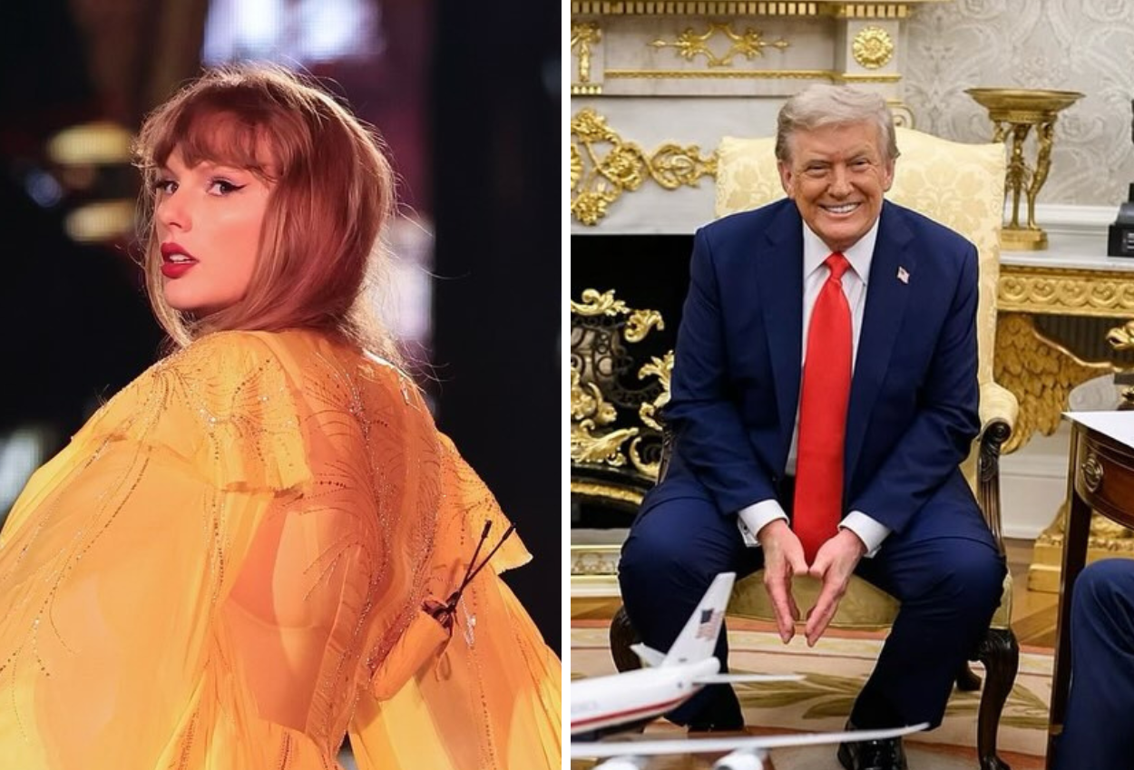 Pernah bilang benci, trump kini beri ucapan selamat ke taylor swift dan travis kelce