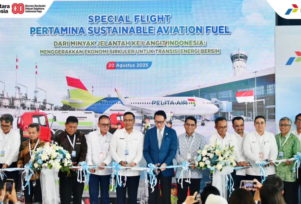 Pertamina luncurkan bioavtur berbahan bakar minyak jelantah
