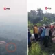 Pesawat latih jatuh di ciampea bogor, 1 orang tewas