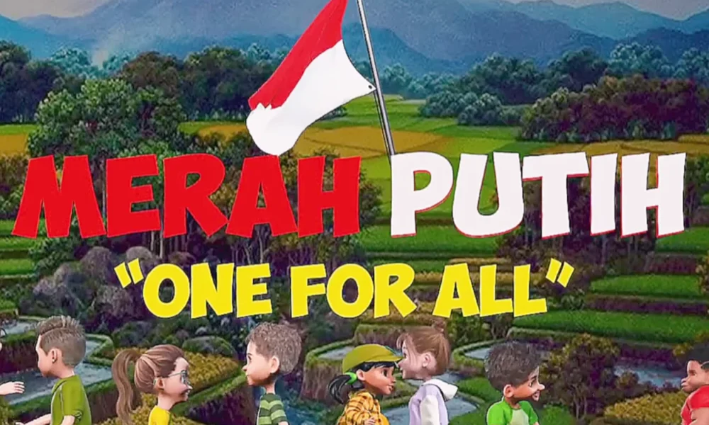 Poster film animasi 'merah putih one for all' ramai dikritik netizen kayak tugas ppkn anak sma