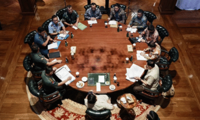 Prabowo gelar rapat di hambalang
