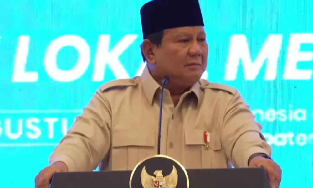 Presiden prabowo resmikan apkasi expo 2025 di ice bsd