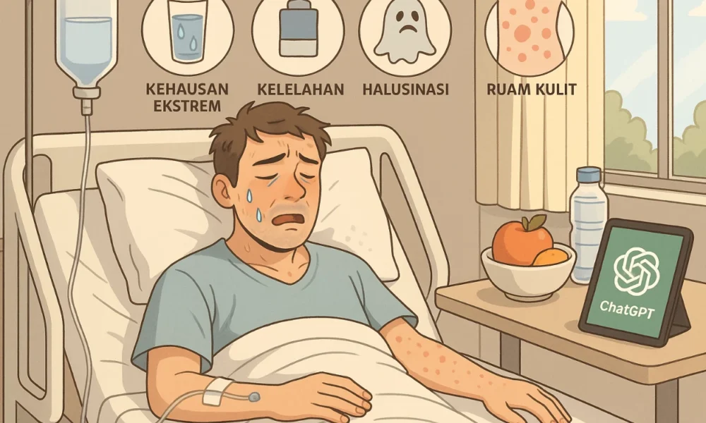 Pria asal as masuk igd gegara ikuti tips kesehatan dari chat gpt