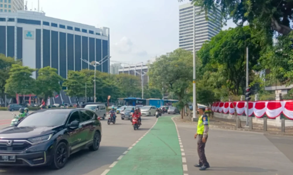 Rekayasa lalu lintas di istana negara jelang gladi hut ke 80 ri, ini rutenya!