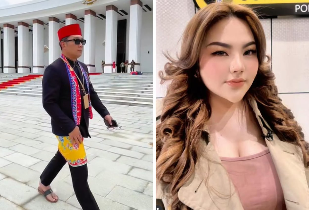 Ridwan kamil datangi bareskrim untuk tes dna soal anak lisa mariana