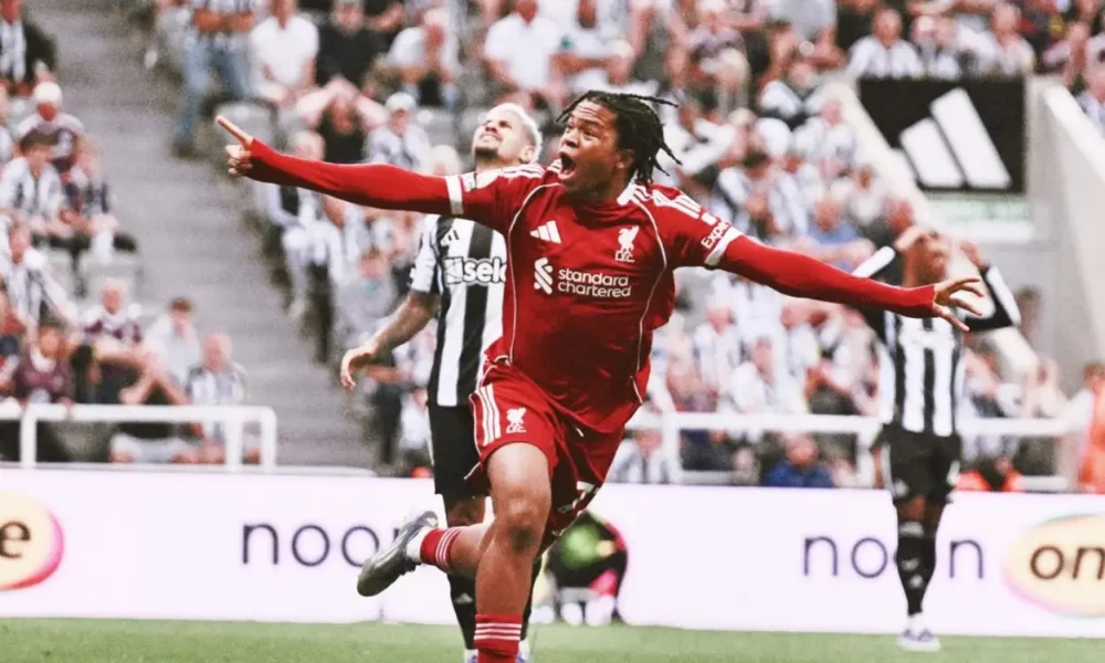 Rio ngumoha cetak rekor, jadi pencetak gol termuda dalam sejarah liverpool
