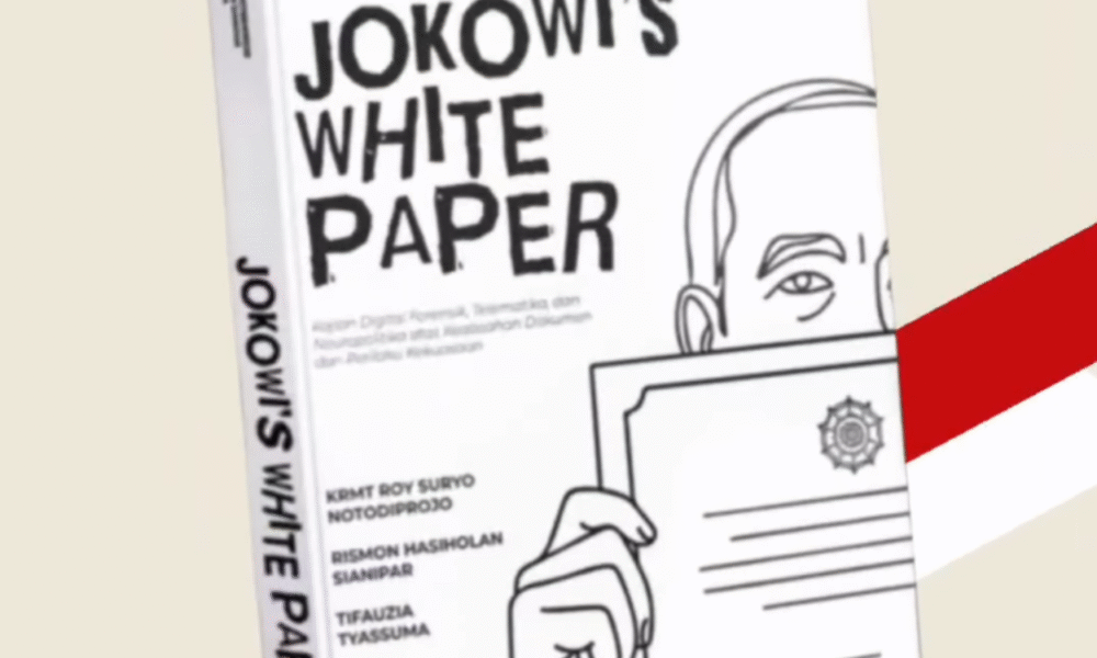 Roy suryo beberkan isi buku jokowi's white paper