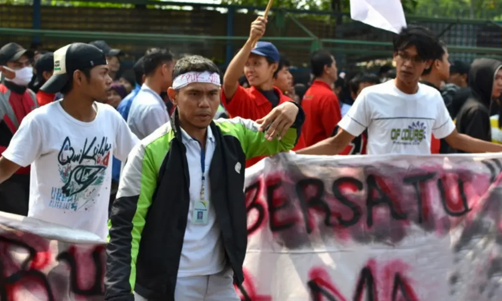 Rute dan titik kumpul massa buruh saat demo 28 agustus di jakarta