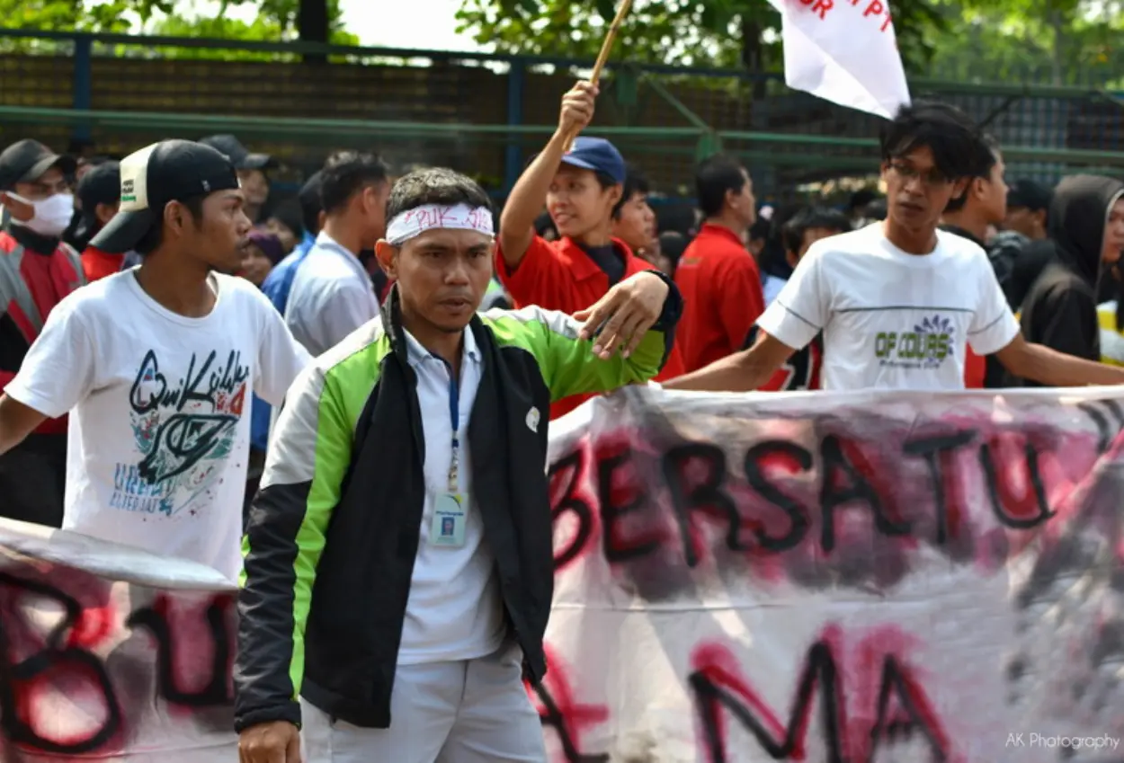 Rute dan titik kumpul massa buruh saat demo 28 agustus di jakarta
