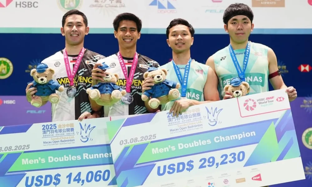 Sabarreza duduki posisi runner up di macau open 2025