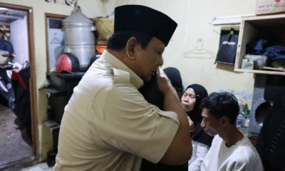 Sambangi keluarga affan kurniawan, prabowo subianto janji beri rumah