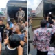 Satpol pp dan bupati pati bubarkan aksi donasi jelang demo tolak kenaikan pbb