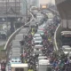 Sejumlah ruas jalan di jakarta mulai macet pasca libur dan cuti bersama hari kemerdekaan