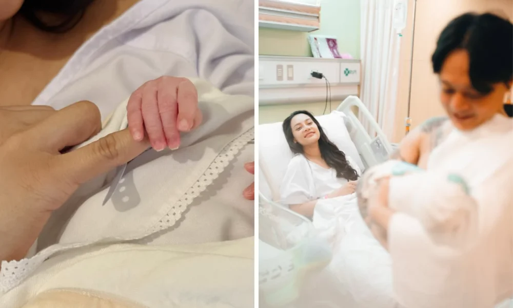 Selamat! erika carlina melahirkan bayi laki laki, dj bravy ikut dampingi