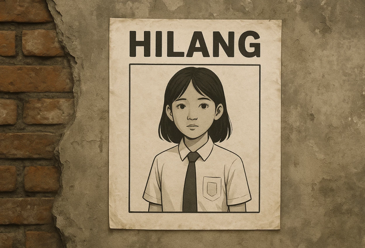 Siswi smp di tangsel hilang, diduga dibawa kabur pemulung