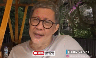 Soal amnesti tom lembong, rocky gerung presiden mengerti perbedaan politik hal yang biasa