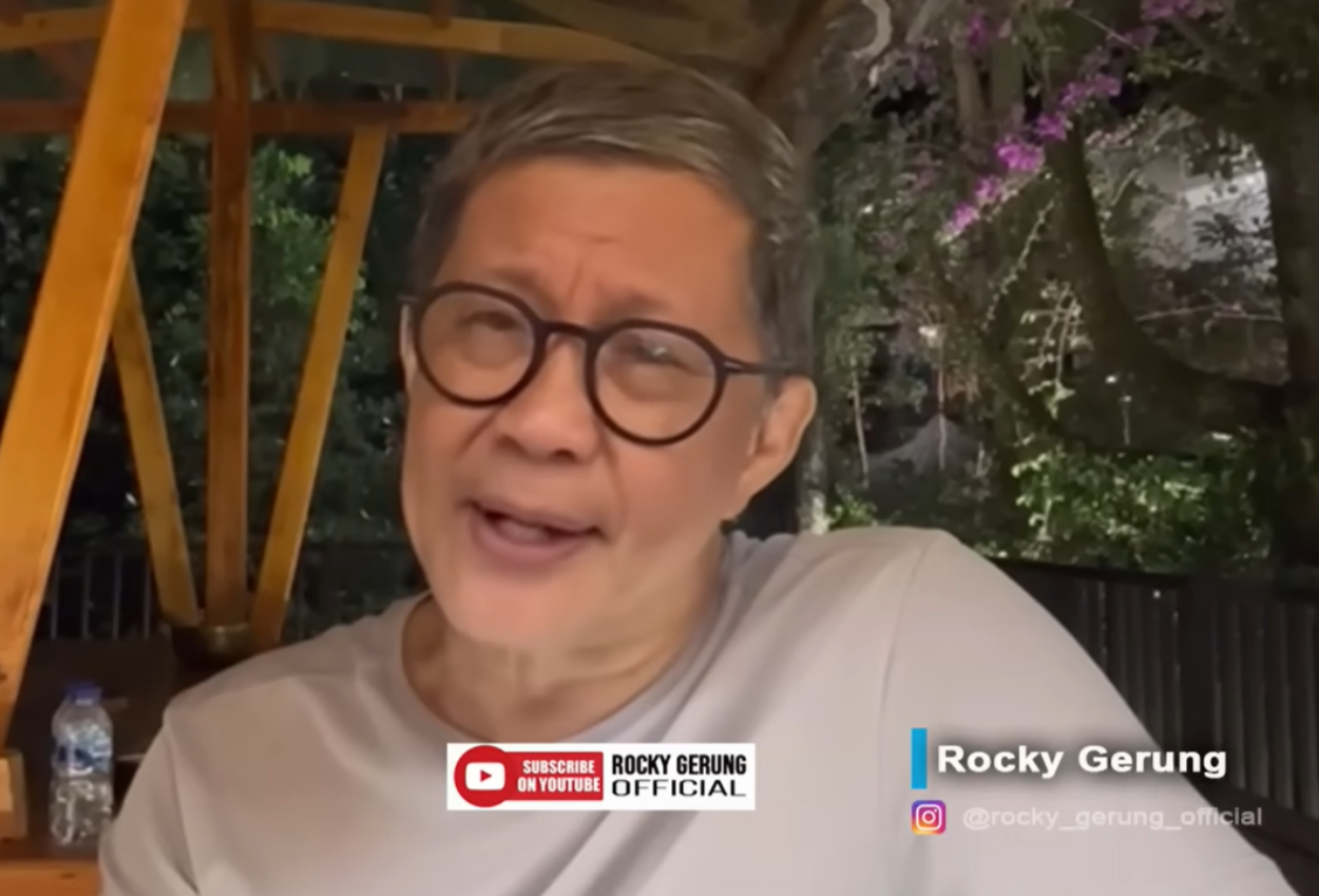 Soal amnesti tom lembong, rocky gerung presiden mengerti perbedaan politik hal yang biasa